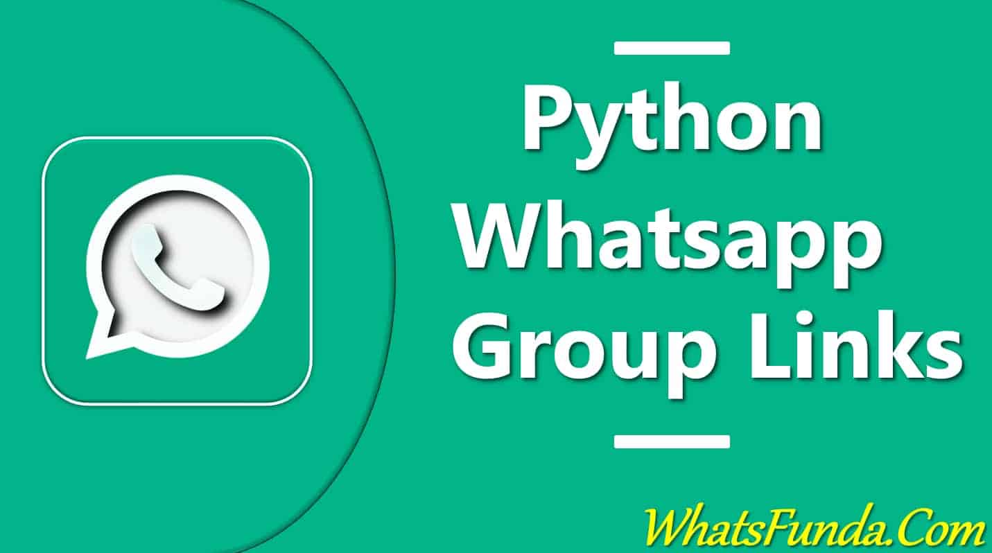 Python Whatsapp Group Links